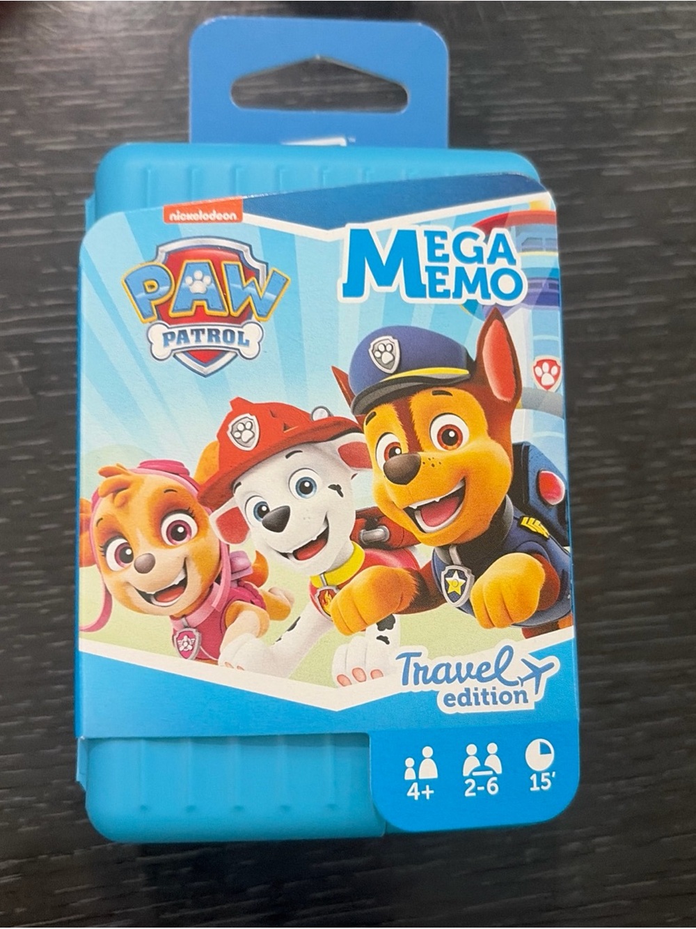 Paw Patrol Mega Memo Travel Edition – Bright Blue Case